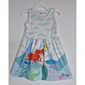 Disney Little Mermaid Sleeveless Sundress Toddler Girl's Size 3T